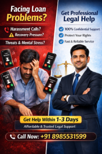 Are you searching for a Loan Settlement Advocate in Hyderabad? If you are facing loan harassment, recovery calls, or financial stress, our legal experts provide the best solutions to settle your loans safely and legally.